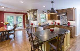 Rolling islands or kitchen carts are an excellent choice for home chefs who do a lot of cooking. Can I Fit An Island In My Small Kitchen We Ve Got The Answer Bauscher Construction