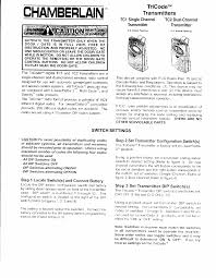 It's important to remember that chamberlain remote controls will work only with garage door openers made after 1993. 1420 Garage Door Remote Control User Manual Instructions Chamberlain Group The
