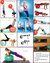 20 Minute Beginner Stability Swiss Ball Workout Excercise Ball Workout Ball Exercises Yoga Ball Exercises