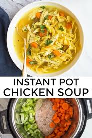Instant Pot Chicken Noodle Soup Just Like Mom Used To Make But Faster Instant Pot Chicken Soup Recipe Pressure Cooker Chicken Soup Instant Pot Dinner Recipes