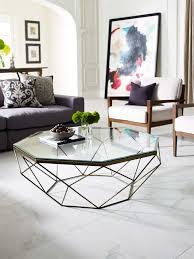 Marlow Geometric Coffee Table Geometric Coffee Table Coffee Table Glass Table Living Room