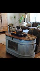 Water Trough Coffee Table Decor Rustic Decor Rustic Furniture