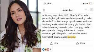 Tak tinggal diam, shandy aulia meresponnya. Dyt Zceflzfmzm