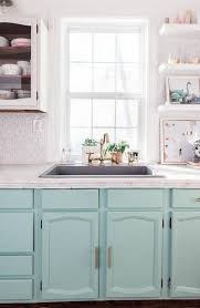 luxurious modern mint green kitchen