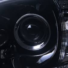 02 05 mercedes benz w163 ml350 ml55 smd led strip projector headlights gloss black spec d tuning