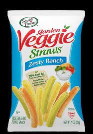 Garden Veggie Straws Zesty Ranch Flavor Are Vegetarian And Halal Veggie Straws Garden Veggie Straws Zesty Ranch