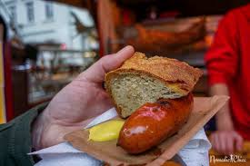 Second, cold cuts (including christmas ham) along with sausages are served. What To Eat And Drink At German Christmas Markets Nomadicchica Com
