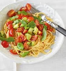 Avocado Tomaten Nudeln Rezept Rezepte Einfache Gerichte Avocado Nudeln