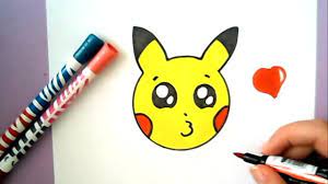 Kawaii bilder zum nachmalen 96538 views. Kawaii Pikachu Emoji Selber Malen Youtube