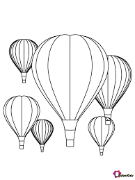 Easy and free to print hot air balloons coloring pages for children. Pin By Patricia On Cartoon Coloring Pages Hot Air Balloon Craft Air Balloon Coloring Pages For Kids