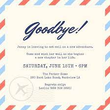 Party Farewell Party Invitation As Your Ideas Amplifyer For Your Fair Party Invitati Party Invite Template Farewell Invitation Card Farewell Party Invitations