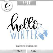 Download Free Svg Cut File Hello Winter