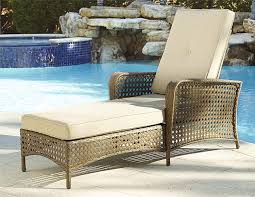 Bring under cover during inclement. Amazon Com Cosco Outdoor Chaise Lounge Adjustable Amber Wicker With Tan Cushion Garden Outdoor