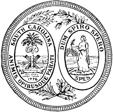 Counties state symbols and emblems first facts faqs glossary coloring book: Seal Of South Carolina South Carolina Picture Logo Clip Art