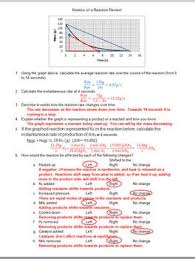 Reaction Rate Kinetics And Lechatelier S Principle Review Worksheet Reaction Rate High School Chemistry Ap Chemistry