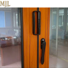 Two oakmont doors can be used to make a double door. China Latest Designs Front Aluminum Alloy Clad Wooden Glass Folding Door China Aluminum Bifold Door Wood Glass Door Design