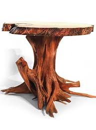 A Truly Beautiful Mesquite Side Table Kariba Named After The Arch Dam In The Kariba Gorge Of The Zambezi Driftwood Furniture Tree Furniture Rustic Furniture