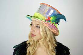 Bespoke Top Hat Rave Hats Top Hat Festival Outfits