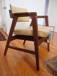 Vintage Gunlocke Arm Chair Mid Century Modern Perfection Chair Mid Century Office Chair Danish Style Furniture