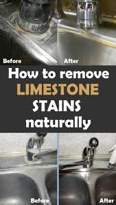 How To Remove Limestone Stains Naturally 101cleaningtips Net Diy Cleaning Products Cleaning Hacks Glass Shower Door Cleaner