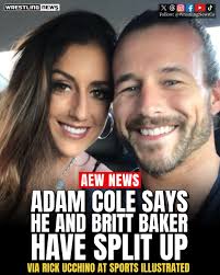 Adam Cole confirmed to Sports Illustrated that he and Britt Baker have  split up.