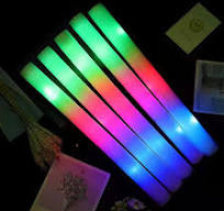 Amazon.com: 100 PCS LED Foam Sticks Glow Sticks Bulk, New ...