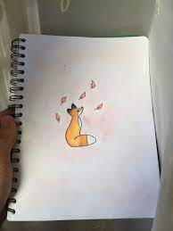 Dibujos lindos y faciles para dibujar tumblr. Dibujo De Zorro Dibujos Faciles De Hacer Dibujos Faciles Dibujos