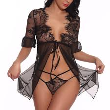 Lingerie Sleepwear Sexy Women Pajamas Lace Dress Panty Set Babydoll  Nightwear US | eBay