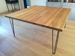 Carrées, ovales, rondes petite table transformable en bois, 120 x 80 cm. Tables Hautes Metalik Bois Meubles Industriel Dans La Region De Bordeaux