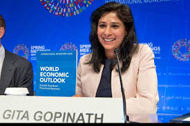 Gita gopinath is the john zwaanstra professor of international studies and economics at harvard university. Imf Projects India S Growth Rate At 1 9 Per Cent In 2020 Forecasts Global Recession Due To Covid 19 The New Indian Express