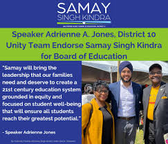 Profile for Samay Singh Kindra for Board of Education