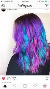 Pink Blue Purple Hair Creative Hair Color Cool Hair Color Hair Styles