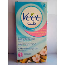 Veet bikini and underarm wax strips are designed to reach the delicate, smaller areas of the bikini line and underarm, so you'll come away with skin that's silky smooth for up to four. Buy Veet Wax Strips Sensitive Skin Vitamin E Almond Oil 10 Wax Strips Online In Pakistan Buyon Pk