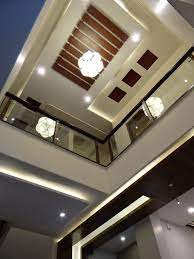 Double Height Lobby Ceiling Homify False Ceiling Design Ceiling Design Pvc Ceiling Design