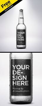 Free Psd Mockup Bottle Packaging On Behance Bottle Mockup Mockup Graphic Design Mockup