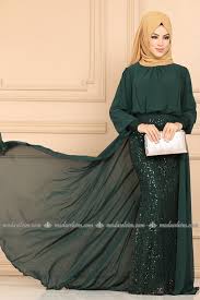 Modaselvim Abiye Sifon Pelerinli Tesettur Abiye Pn2044 Zumrut Fashion Formal Dresses Dresses