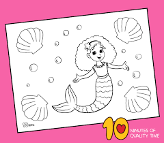 Maybe you would like to learn more about one of these? Mermaid And Seashells Coloring Page 10 Minutes Of Quality Time