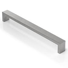 Solid Stainless Steel Kitchen Cabinet Hardware Square Handle Pull Bru Cabinet Hardware Square Stainless Steel Cabinet Hardware Stainless Steel Kitchen Cabinets