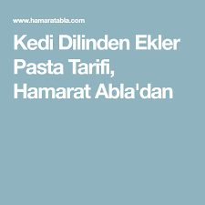 Kedi Dilinden Ekler Pasta Tarifi Hamarat Abla Dan Pasta Tarifleri Pasta Tarifler