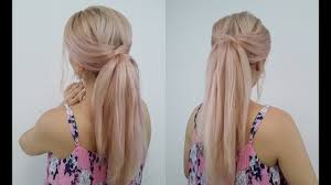 Get detailed tutorials, tips and tricks only at stylecraze, india's largest beauty network. Quick And Easy Hairstyle Elegant Ponytail Awesome Hairstyles Youtube