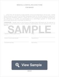 Free Medical Consent Form For Minors Word Pdf Formswift