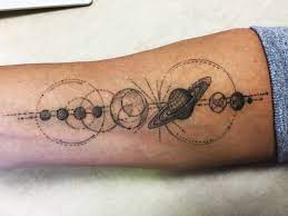 35 Solar System Tattoo Ideas For True Cosmic Lover