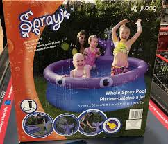 Jilong Whale Spray Pool 27 99 At Costco Canada Spray Pool Pool Pool Float