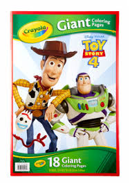 Download and print these toy story 4 coloring pages for free. Crayola Toy Story 4 Giant Coloring Pages 12 75 X 19 5 In City Market