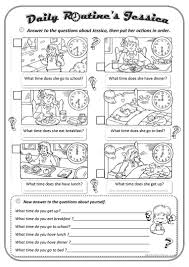 Daily Routines Daily Routine Worksheet Daily Routine Daily Routine Activities