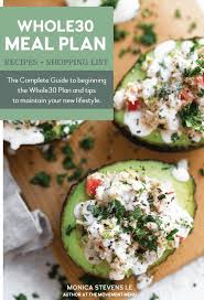 Whole30 food list via whole 30 fan community. Whole30 Meal Plan The Movement Menu