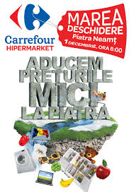 Și pentru dezvoltarea shopping city piatra neamț vom continua tradiția de colaborare și parteneriate strategice cu ancore cu acoperire internațională. Hipermarketul Carrefour Piatra NeamÈ› Se Deschide Pe 1 Decembrie