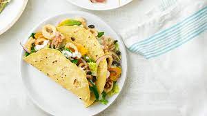 Shrimp tacos with garlic & cilantro mayo. 4 Great New Fish Taco Recipes Sunset Magazine