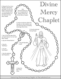 How To Pray The Divine Mercy Chaplet Kids Coloring Page Divine Mercy Chaplet Divine Mercy Divine Mercy Chaplet Novena