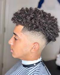 High Top Fade Curly Hair Fade Haircut Curly Hair Curly Hair Fade Drop Fade Haircut